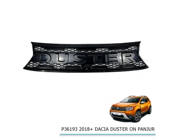 Dacia Duster Panjur - 2018 üzeri Modeller İçin Piano Black Duster Yazılı