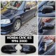 Honda Civic IES Yarasa Ayna Kapağı 1996 - 2000 ABS Plastik Batman Piano Black