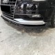 Üniversal Audi A3 Lip 3 Parça Piano Black ABS Plastik Flaplı